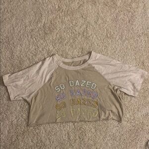 Aerie graphic crop top